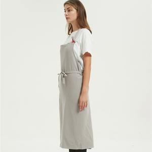 <span class=keywords><strong>Tablier</strong></span> de jardinage pour le nettoyage d'<span class=keywords><strong>Amazon</strong></span> AliExpress simple et généreux japonais coréen en coton et lin - Product Image 3