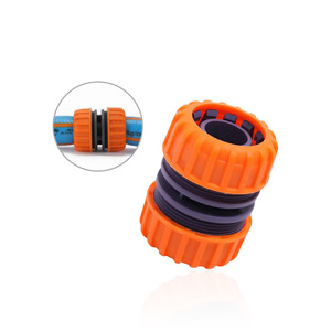 Conector de Reparación de Mangueras Huabangshi de 6 Puntos, Acoplamiento de Plástico de 25 mm para Extensión de Tuberías de Agua de Jardín, Fácil de Instalar - Product Image 1