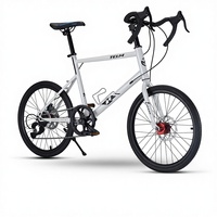 Vélo de route et de ville à freins à disque, avec guidon drop-bar et vitesses variables, roues en alliage d'aluminium de 20 pouces, idéal pour la course - Meilleures ventes