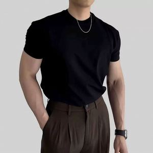 Nuova T-shirt Sportiva da <span class=keywords><strong>Uomo</strong></span> 2026 a Collo Tondo, Manica Corta, per Allenamento, Fitness e Attività all'Aperto, Vestibilità Slim - Product Image 1