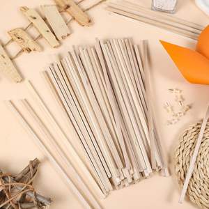 Bâtonnets de bois de <span class=keywords><strong>balsa</strong></span> Tiges de cheville <span class=keywords><strong>en</strong></span> bois carrées Bandes inachevées Bâtonnets de bois dur pour l'artisanat Projets de bricolage Fabrication de modèles - Product Image 5