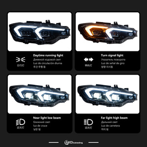 Lámpara de cabeza de estilo de coche para BMW F30 lente de proyector de faro 2013-2018 F31 <span class=keywords><strong>318i</strong></span> 320i 325i faro LED Drl accesorios Automotrices - Product Image 2
