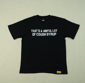 T-shirt 'C'est vraiment beaucoup de sirop contre la toux' Sirop contre la toux classique, 100% coton, vêtements personnalisés Hip Hop pour hommes, pour fabricants de vêtements - Product Image 3