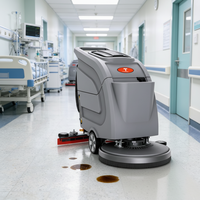 Nettoyeur de sols portatif autoporté CleanHorse X1, largeur de nettoyage 530 mm, raclette 800 mm, 500 W, 40 L, 45 L, 65 dB, 110 kg, pour bureaux et laboratoires