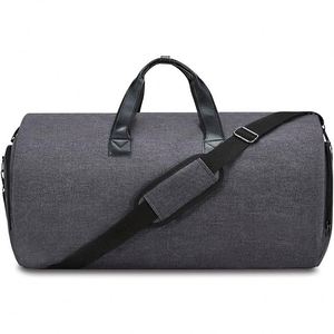 Free sample Vintage Wholesale Design Men <b>Women</b> Weekender Travel Duffel Bag <b>Shoes</b> Compartment Duffle Bag - Product Image 1