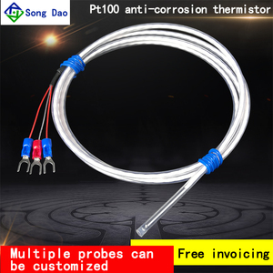 Pt100耐食酸アルカリ抵抗性K熱電電メッキプラント温度センサープローブ - Product Image 3