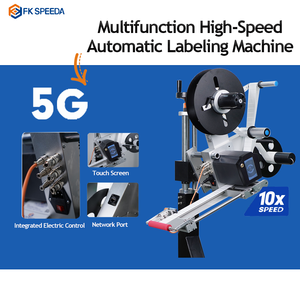 Feibin khối lượng cao dây chuyền lắp ráp ghi nhãn đầu di động máy dán nhãn phẳng nhãn Máy tập tin đính kèm - Product Image 4