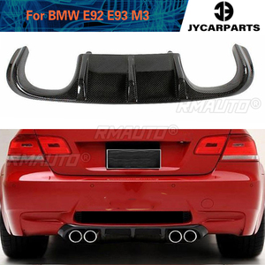 Protector de Parachoques Trasero de Fibra de Carbono/FRP Negro para BMW Serie 3 E92 E93 M3, Solo para los Modelos 2007-2013 - Product Image 1