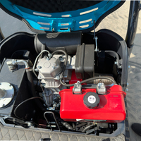 Mini-excavatrice diesel KADE 1,2T sur chenilles, moteur Koop, garantie 1 an, composants essentiels inclus