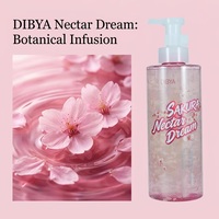DIBYA Gel Douche Hydratant Éclaircissant aux Pétales de Sakura Marque Privée Qualité Salon Essence Florale Naturelle 1000ml