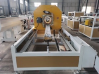 Máquina extrusora de tubos de plástico, línea de producción de plástico HDPE PP PE PPR16-2000mm diámetro, automática, precio barato
