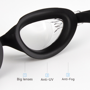 Lunettes de natation de compétition anti-buée pour adultes Offre Spéciale avec sangles en silicone Verres aquatiques étanches-Exclusivité Amazon