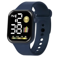 Reloj Inteligente Deportivo con Pantalla Táctil LED Cuadrada, Resistente al Agua IPX-6, Calendario, 3 Meses de Duración de Batería, Unisex, para Parejas, Precio Económico