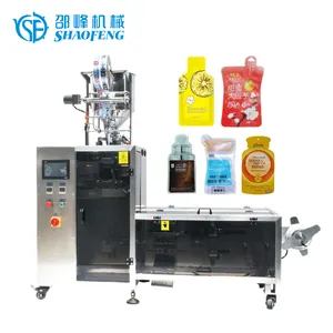 Automatic Irregular Shape Sealed Sachet Jelly Liquid Gel Jam Juice Filler Sealer Machine Coffee Powder Milk Bag Filling Sealing