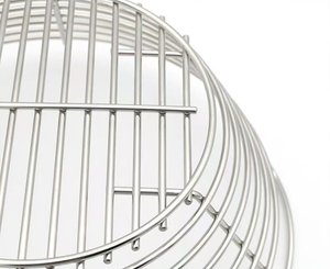 Panier à charbon de bois en acier inoxydable pour barbecue, panier à charbon de bois en vrac, <span class=keywords><strong>accessoires</strong></span> de grillade compatibles avec les grills céramiques Big Green Egg et <span class=keywords><strong>Kamado</strong></span> - Product Image 3