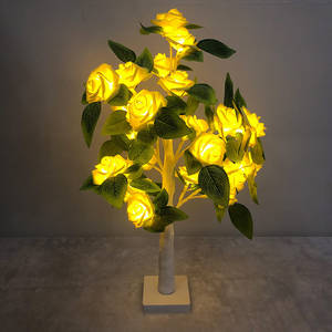 24 LED Baumlichter Led Valentinstag Rosen Indoor Party Dekoration Tischdekoration Licht Bonsai Baumlicht - Product Image 6