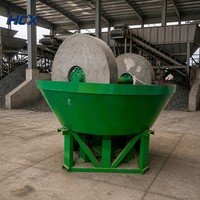 Machine de broyage de minerai d'or modèle 1100 pour opérations de broyage à moulin à godets humides