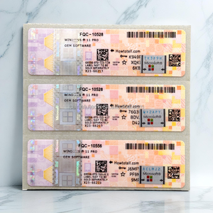 Новейший розовый Win11 Pro OEM ключ наклейка онлайн Активация пожизненная Лицензия Win 11 Pro COA наклейка Pro наклейка этикетка Быстрая доставка - Product Image 1