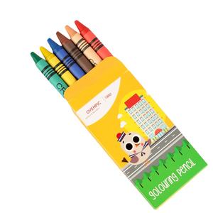 Набор цветных карандашей для детей с милым мультяшным рисунком, 6 цветов, индивидуальные цвета и упаковка, подходит для учащихся 1-6 классов - Product Image 1