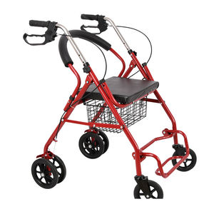 Buen precio multifuncional Rollator Walker con freno de mano y cesta para ancianos - Product Image 4
