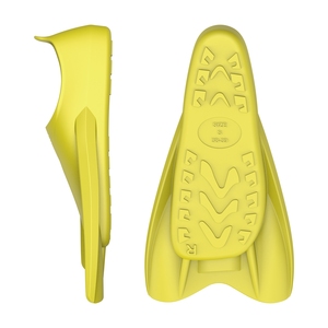 Vây bơi người lớn/trẻ em mới nguyên hộp, thiết kế chuyên nghiệp, in logo tùy chỉnh, OEM/ODM, chất liệu silicon cao cấp, vây ngắn tập luyện, size XXXS - Product Image 2