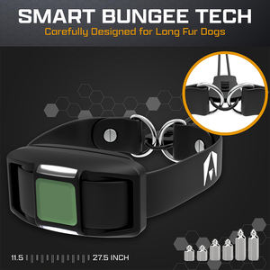Ferntrainingshalsband gegen Bellen, intelligent, aus Kunststoff, für große und mittelgroße Hunde, 124 Stufen, 1100 Yards Reichweite, Nachtlichtmodus, IP67 wasserdicht - Product Image 3