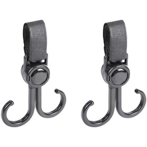 Stroller Hook Plastic Rotatable Bag Hanger For Baby Carriage Accessories - Product Image 3