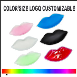 Compresa de Gel Reutilizable en Forma de Labios, Mini Compresa Fría y Caliente de Color Rosa con Logotipo Personalizado para Alivio del Dolor, Venta al por Mayor - Product Image 4