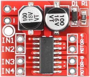 Controlador de Motor DC de Doble Puente H L298N Mini 1.5A - Velocidad PWM de Avance/Retroceso - Reemplazo para Motor Paso a Paso - Product Image 4