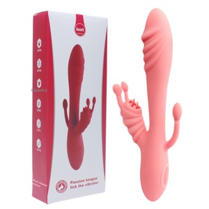 Vibrateur G-spot Love <span class=keywords><strong>God</strong></span>, bâton de massage AV rechargeable par USB, jouet sexuel vibrant Love Bean Tongue Licking pour femme, modèle Lamborghini - Product Image 5
