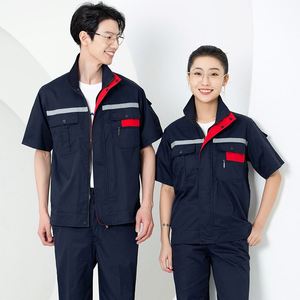 Summer <b>Jacket</b> Top Pant Work Suit Workwear Working Uniform Safety Suits Factory <b>Workers</b> Labor Work Clothes - Product Image 5