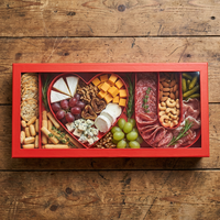 Premium Herzförmige Geschenkbox I LOVE U Blumenbox für Valentinstag Jahrestag Schokoladenüberzogene Erdbeer-Schale