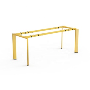 Modern tasarım ofis mobilya masa çerçeve yüksekliği ayarlanabilir bacaklar uzatılabilir özelliği kablo ile metal çelik ayak masa için - Product Image 4