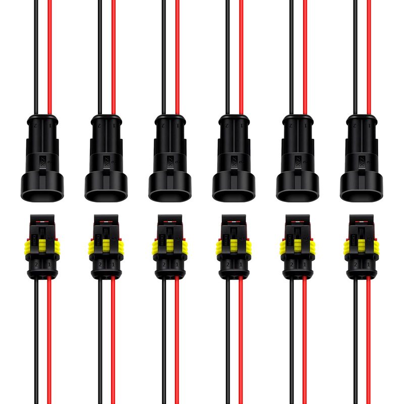 High current 35A Waterproof Cable to