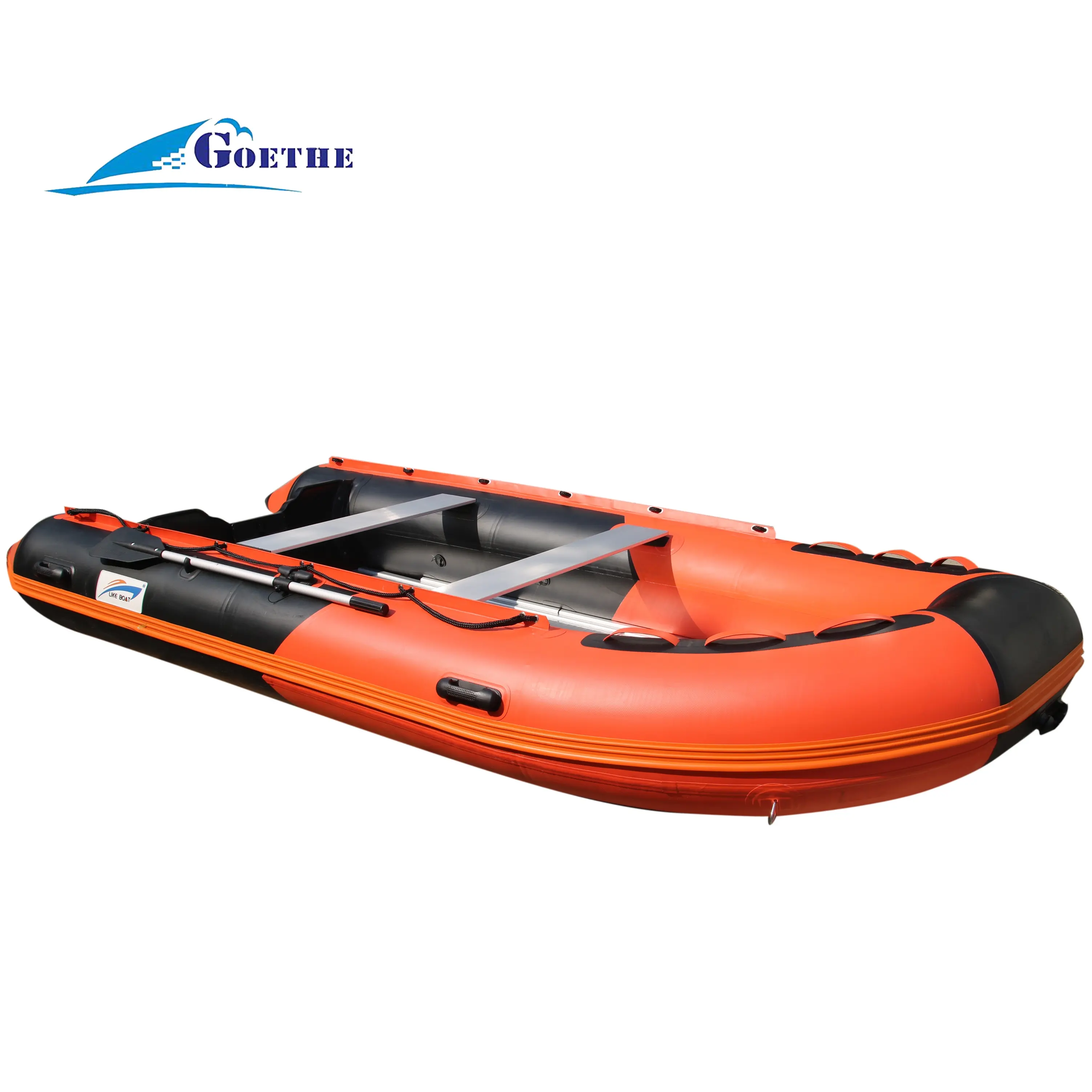 Goethe-Bote inflable de PVC para deportes, bote de importación, pontón con Kayak de Pvc, 14 pies, 430cm, GTS430