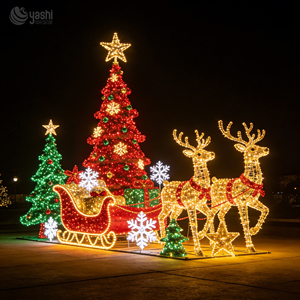 Christmas Forest <b>Light</b> Show LED Christmas <b>Tree</b> Lantern Manufacturer Supply Seasonal Holiday <b>Light</b> Performance Decorations - Product Image 4