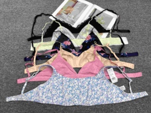 B0375 # hỗn hợp mỏng bông cup có thể điều chỉnh Áo ngực ren chắp vá sexy của phụ nữ áo ngực - Product Image 2