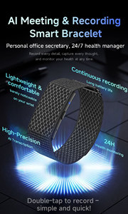 AI Smart Bracelets Lightweight and Thin Body Design Confortable Wearing - Product Image 2