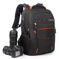 Sac à dos professionnel pour appareil photo, grande capacité, support de trépied, antivol, imperméable, sac à dos pour appareil photo d'extérieur