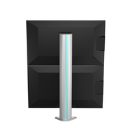 Kesino Haute Qualité Aluminium Ergonomique Hauteur Réglable Triple Moniteur Bras Stand Console Accessoire Moniteur Stand Nouveau Produit