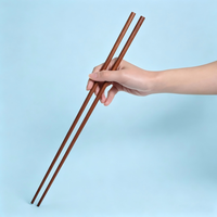Holz-Nudelstäbchen für Küche und Kochen, 16,5 Zoll, Braun, Extra Langes Set