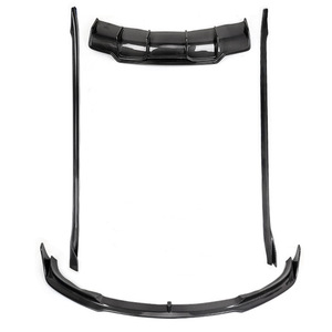 RASTP Carbon Fiber Body Kit Full Set For Tesla Model 3 Front <b>Splitter</b> Side Skirts Rear <b>Lip</b> Wing - Product Image 2