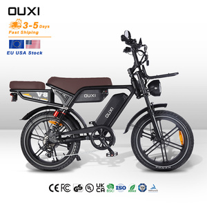 OUXI Nueva Bicicleta Eléctrica Fat <span class=keywords><strong>Bike</strong></span> con Doble Batería, Tracción en Dos Ruedas, Batería de 1000W 15AH, Bicicleta Eléctrica con Llantas de 20x4.0 Pulgadas, <span class=keywords><strong>Fatbike</strong></span> V8 Ultra - Product Image 1