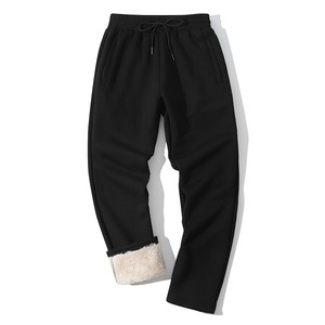Wholesale Women <strong>Men</strong> Winter Sherpa <strong>Fleece</strong> <strong>Joggers</strong> Women <strong>Jogger</strong> Sweatpants <strong>Men</strong> Custom logo Elastic Waist Warm <strong>Joggers</strong> - Product Image 5