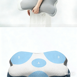 Oreiller cervical ergonomique réglable en mousse à mémoire de forme, soulagement des douleurs cervicales et housse respirante pour les dormeurs à domicile - Product Image 6