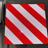 Signal d'avertissement de sécurité routière personnalisé ECE 104R rouge et blanc pour camions, sérigraphie, marquage E, panneau d'avertissement de sécurité routière en aluminium