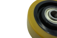 Roues en polyuréthane Pièce de rechange d'origine ROUE DE SUPPORT 125/60/4K 0009933803 pour Linde 1158 T20 avec roulements