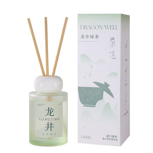 Tea Scented <b>Reed</b> <b>Diffuser</b> 120ml Long Lasting Fragrance For Living Room Bedroom Decorative Aromatherapy Gift - Product Image 5