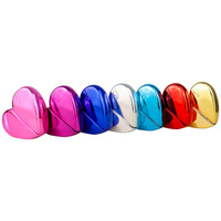 Bouteille de parfum en verre ultraviolet 25ml Pulvérisateur à pompe à bouchon à vis en forme de cœur de haute qualité conçu en usine pour rechargeable vide