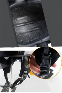 Casque demi-coque rétro en fibre de carbone certifié DOT, nouveau casque de moto pour le cyclisme en plein air - Product Image 5